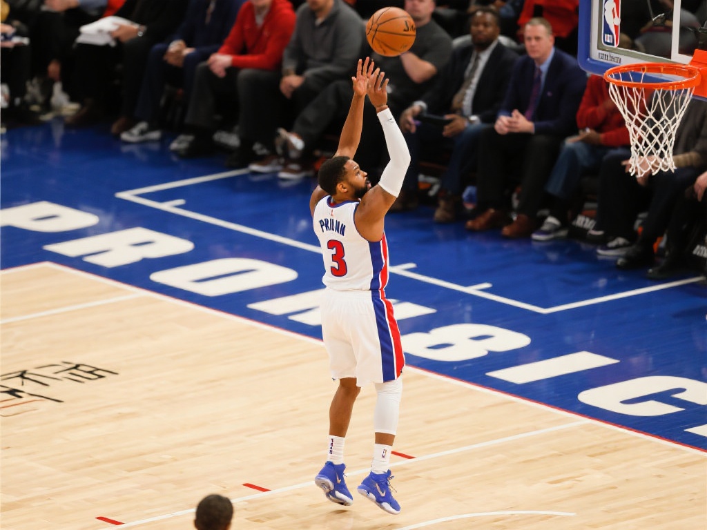 普林斯错失良机：三分投出三不沾
作为球